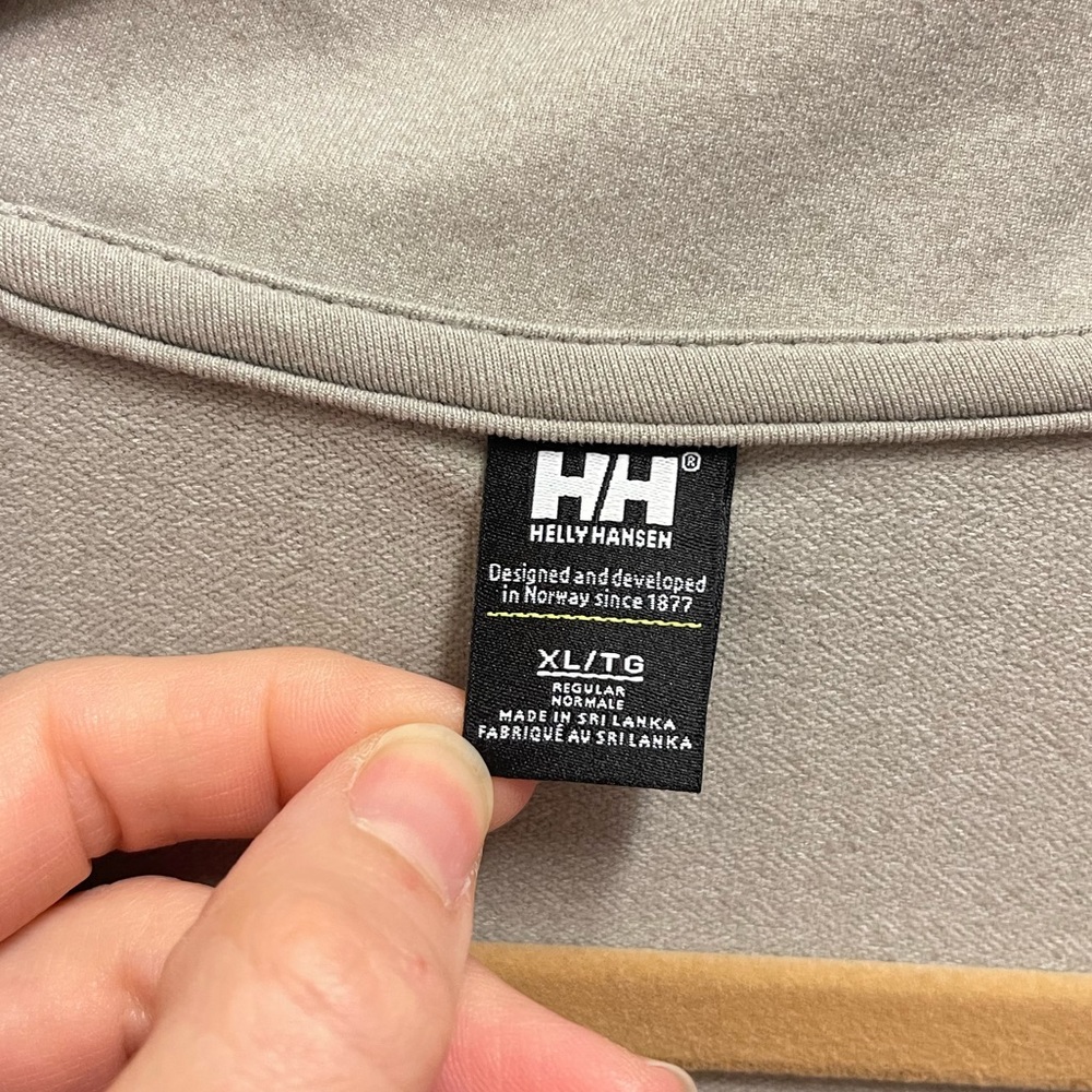 Helly Hansen Grey Quarter Zip Pullover - image 5